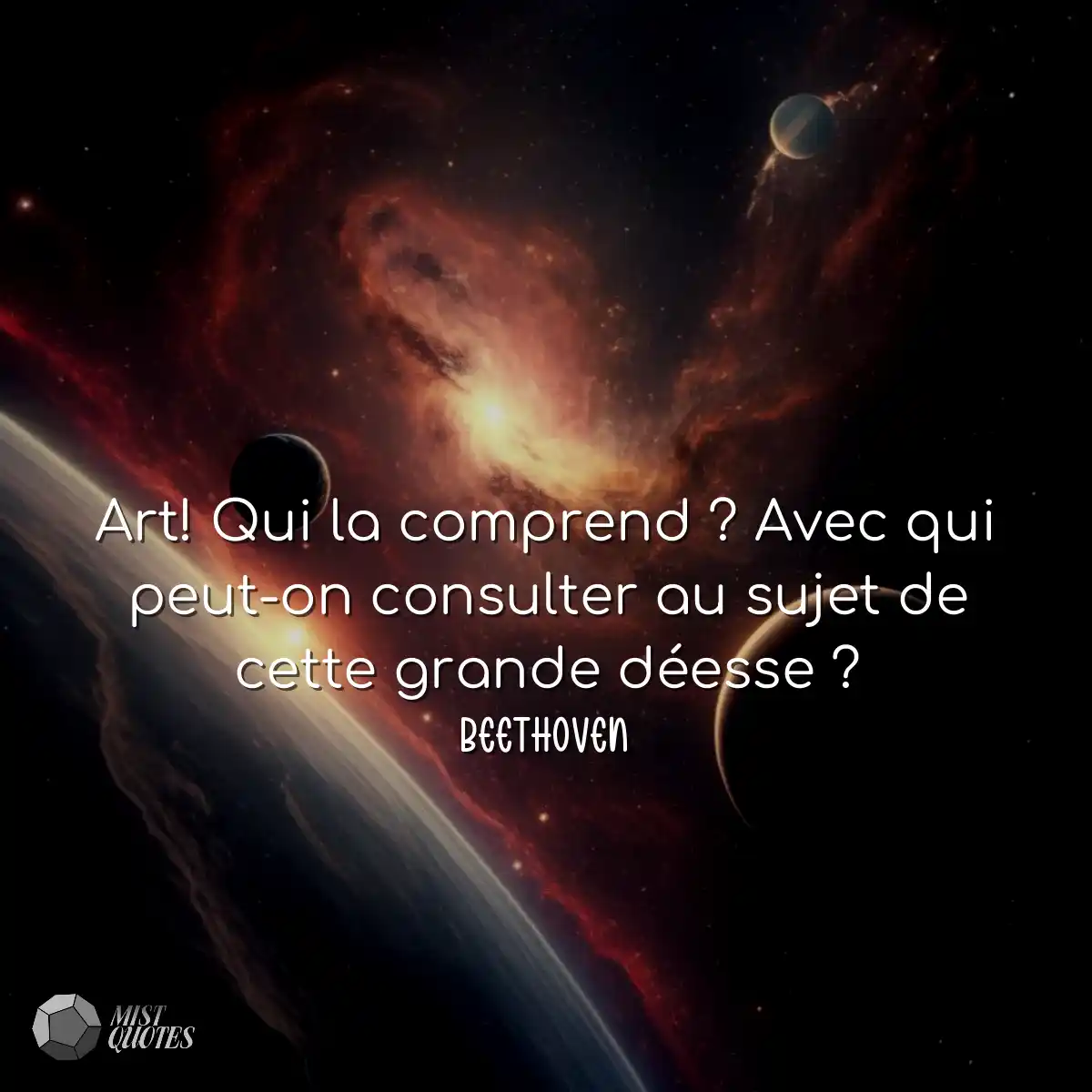 Art! Qui la comprend ? Avec qui peut-on 