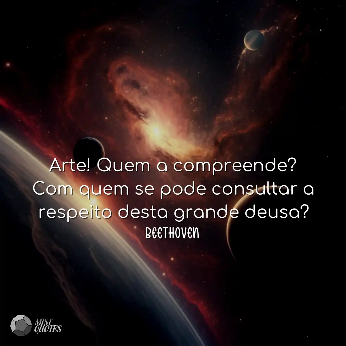 Arte! Quem a compreende? Com quem se pod