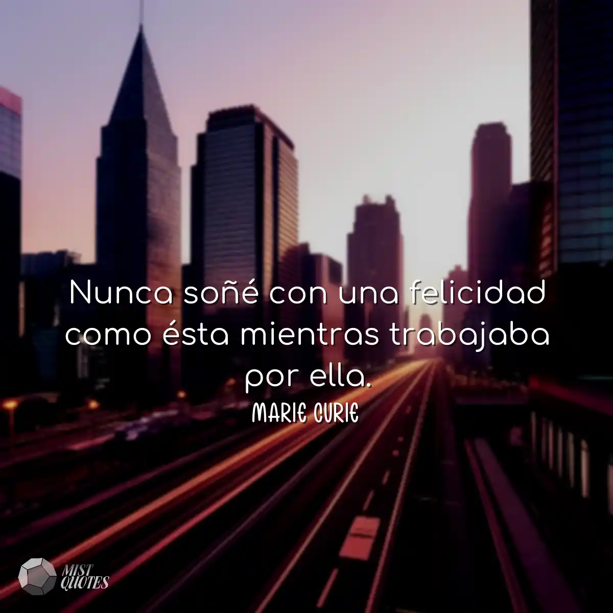 Nunca soñé con una felicidad como ést