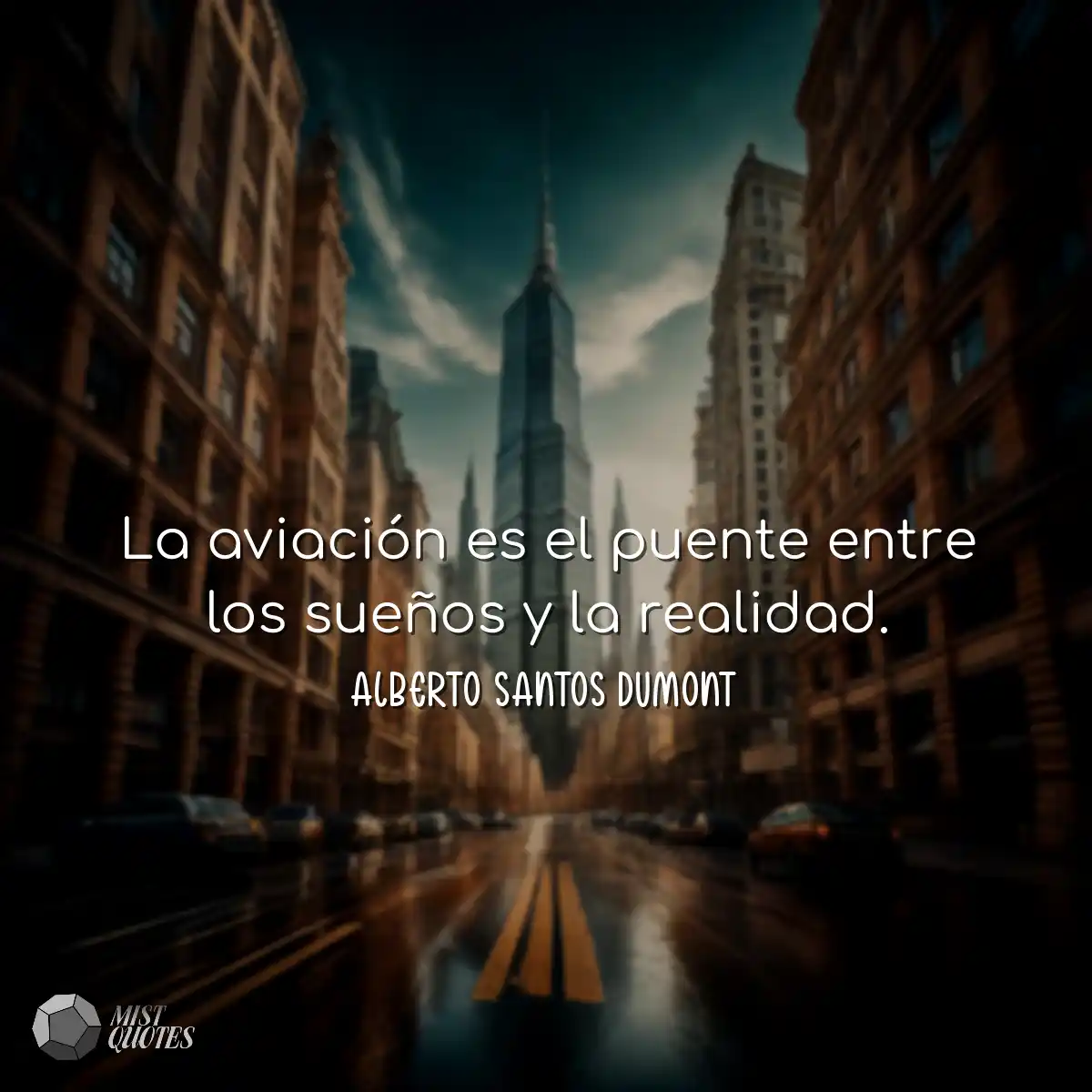 La aviación es el puente entre los sueños y la rea