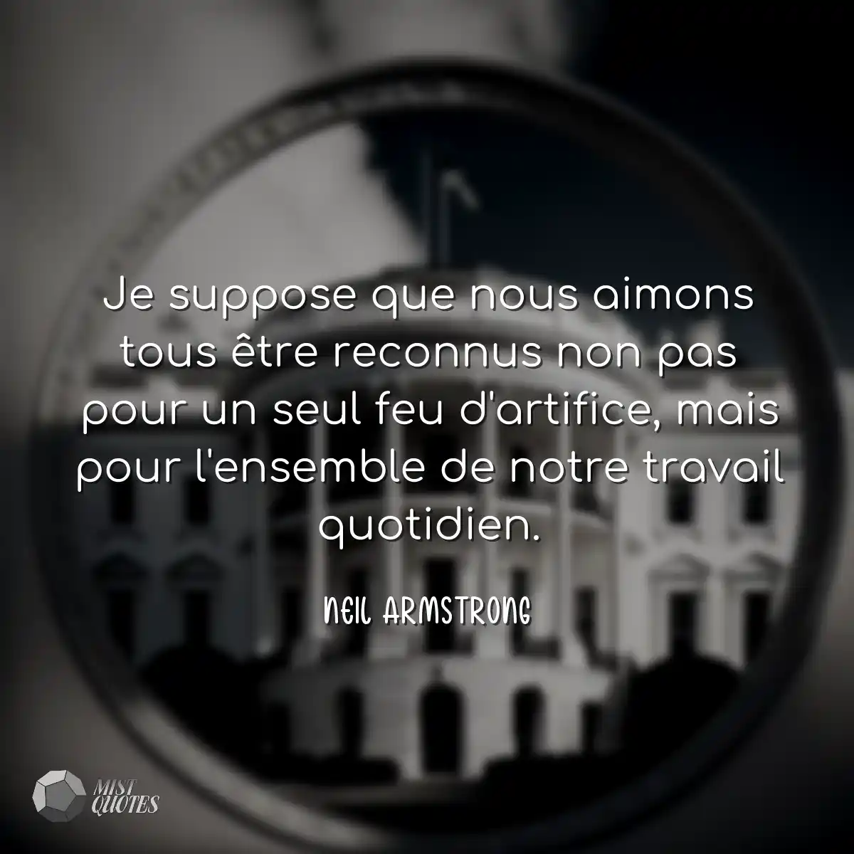 Je suppose que nous aimons tous être reconnus non 
