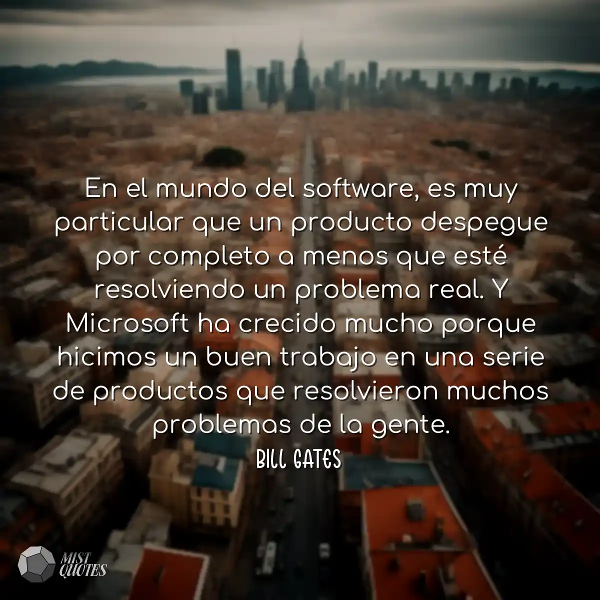 En el mundo del software, es muy particu