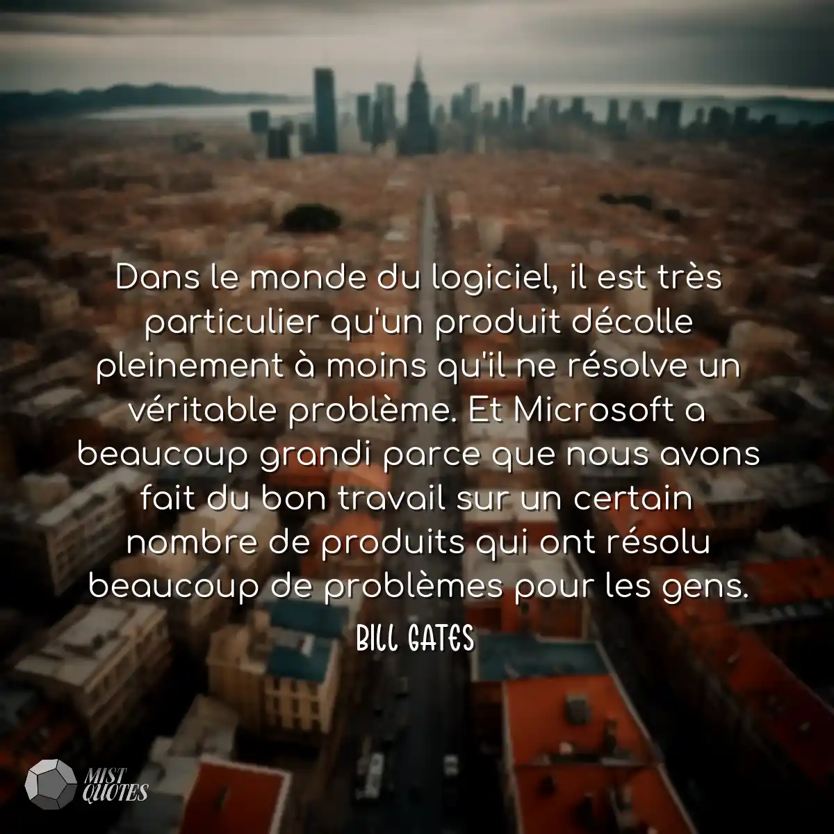Dans le monde du logiciel, il est très 