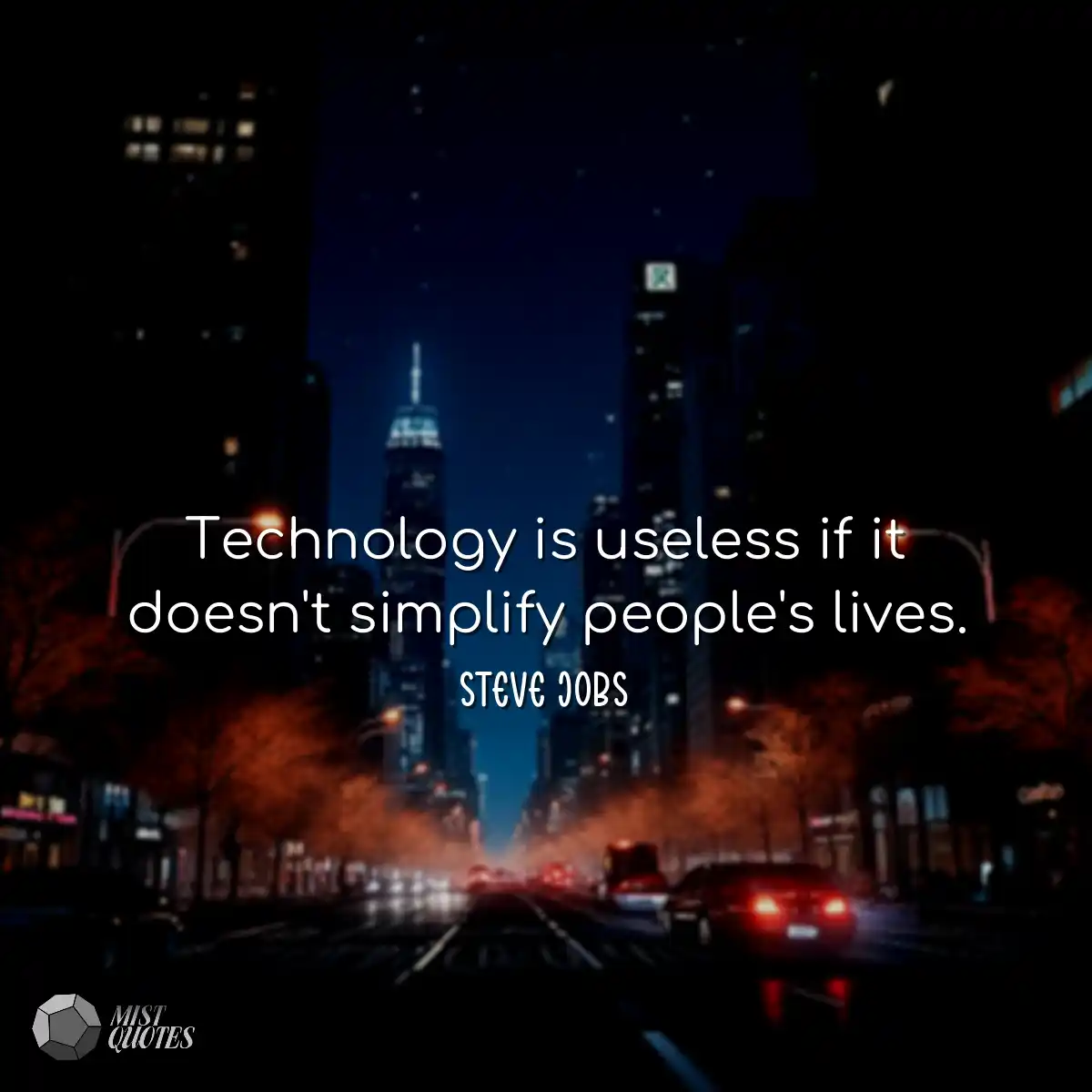 Technology is useless if it doesn't simp