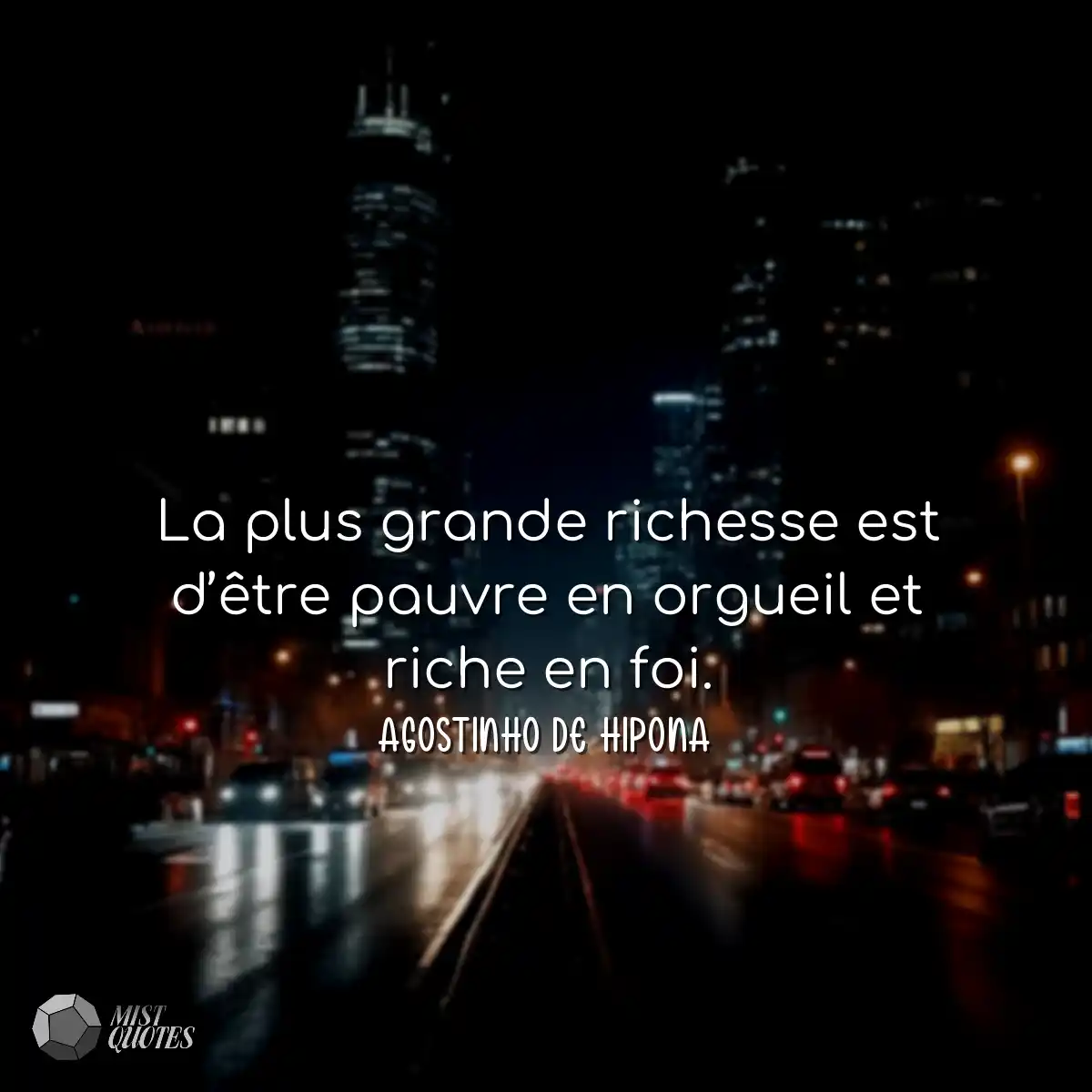 La plus grande richesse est d’être pauvre en orgue