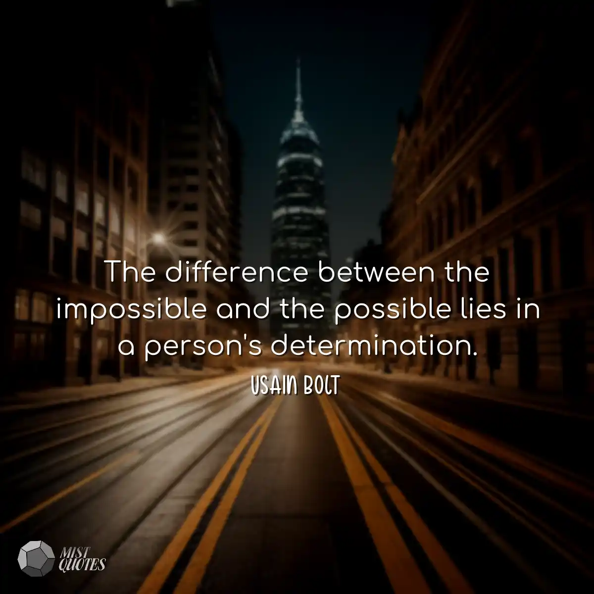 The difference between the impossible an