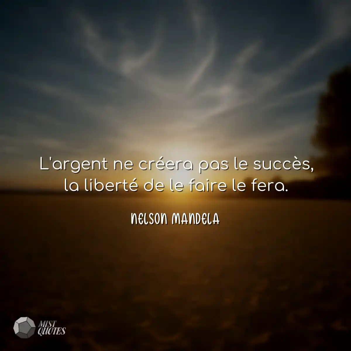 L'argent ne créera pas le succès, la l