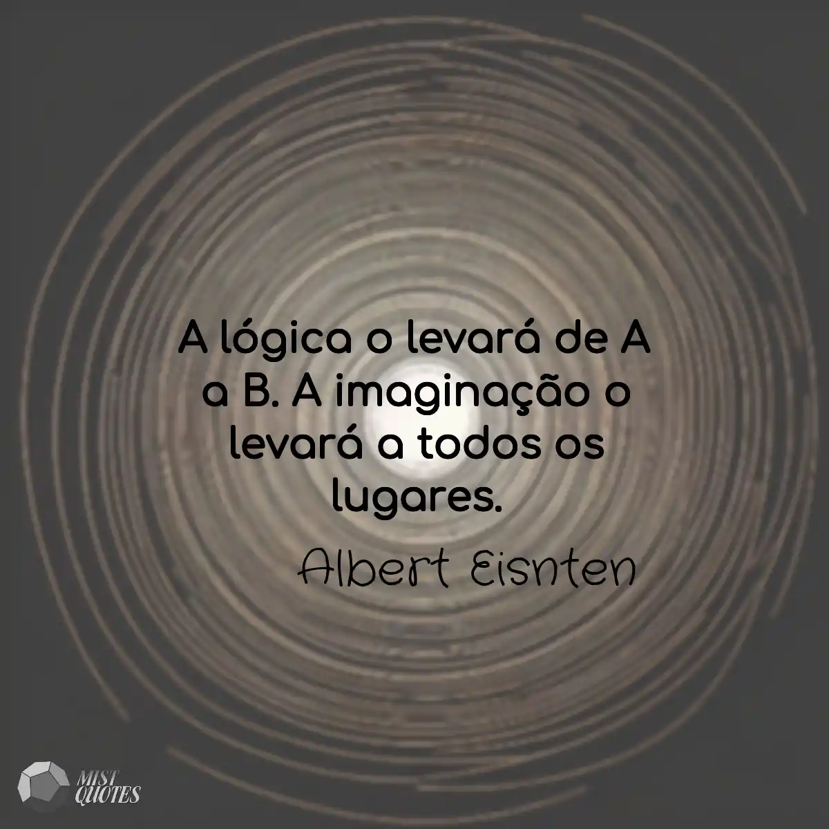 A lógica o levará de A a B. A imagina