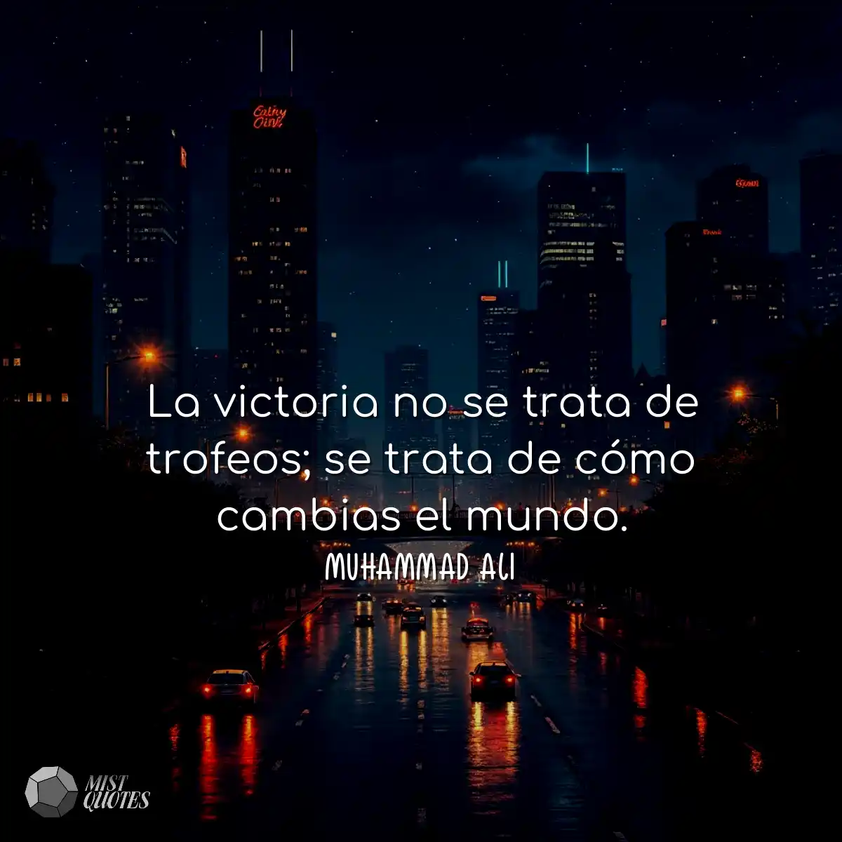 La victoria no se trata de trofeos; se t