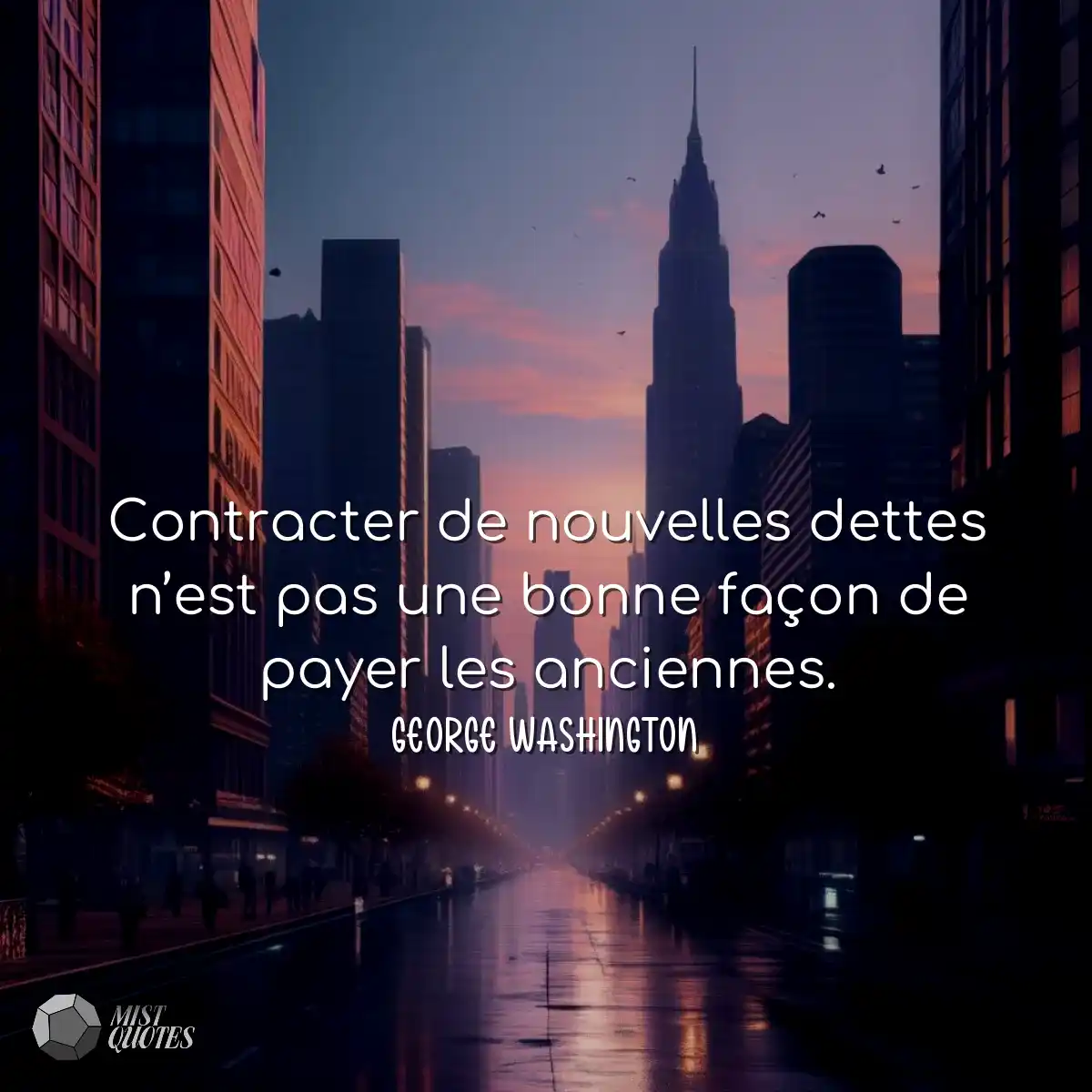 Contracter de nouvelles dettes n’est p