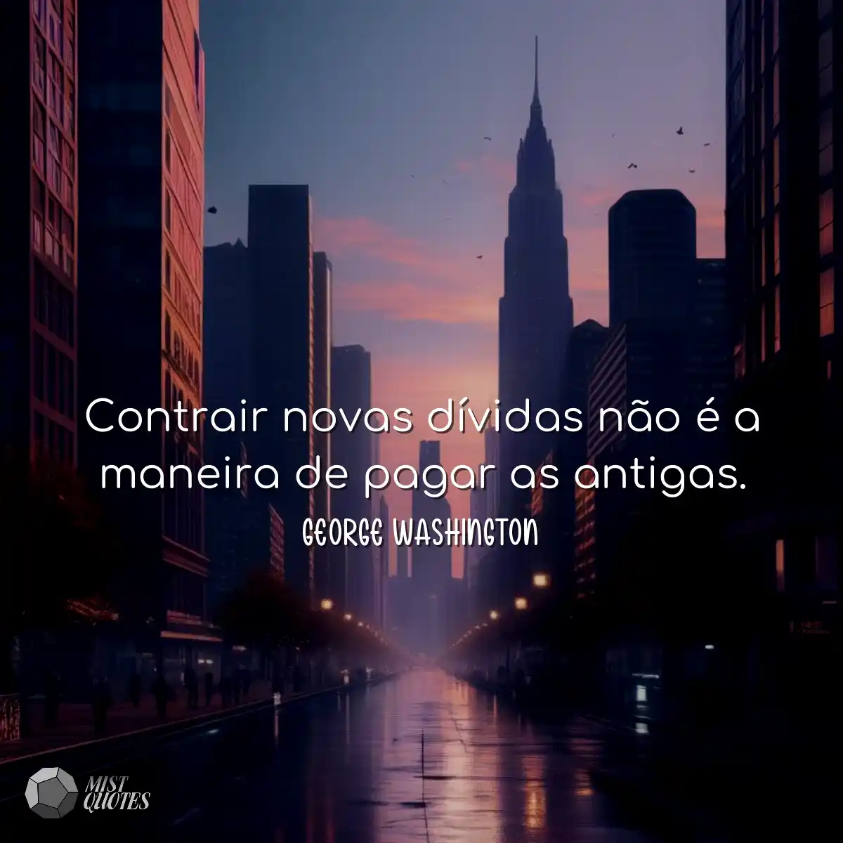 Contrair novas dívidas não é a maneira de pagar as
