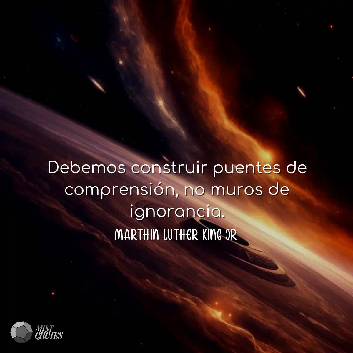 Debemos construir puentes de comprensión, no muros