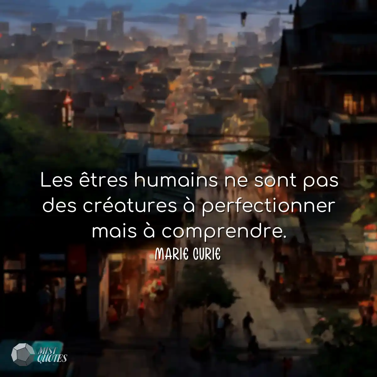 Les êtres humains ne sont pas des créatures à perf