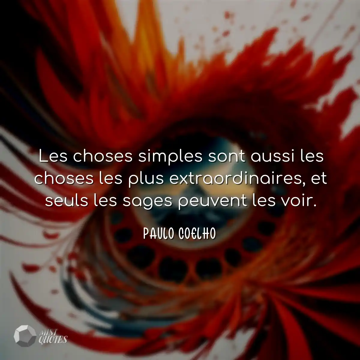 Les choses simples sont aussi les choses les plus 