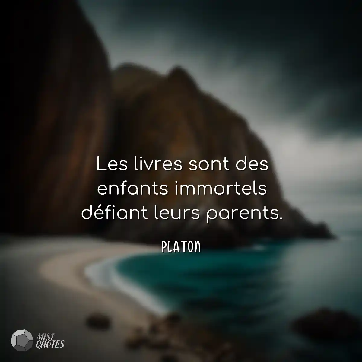 Les livres sont des enfants immortels d