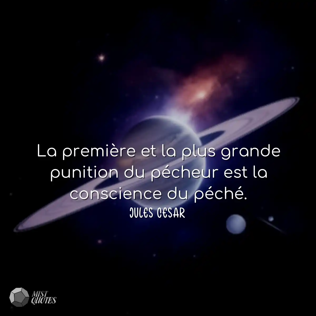 La première et la plus grande punition du pécheur 