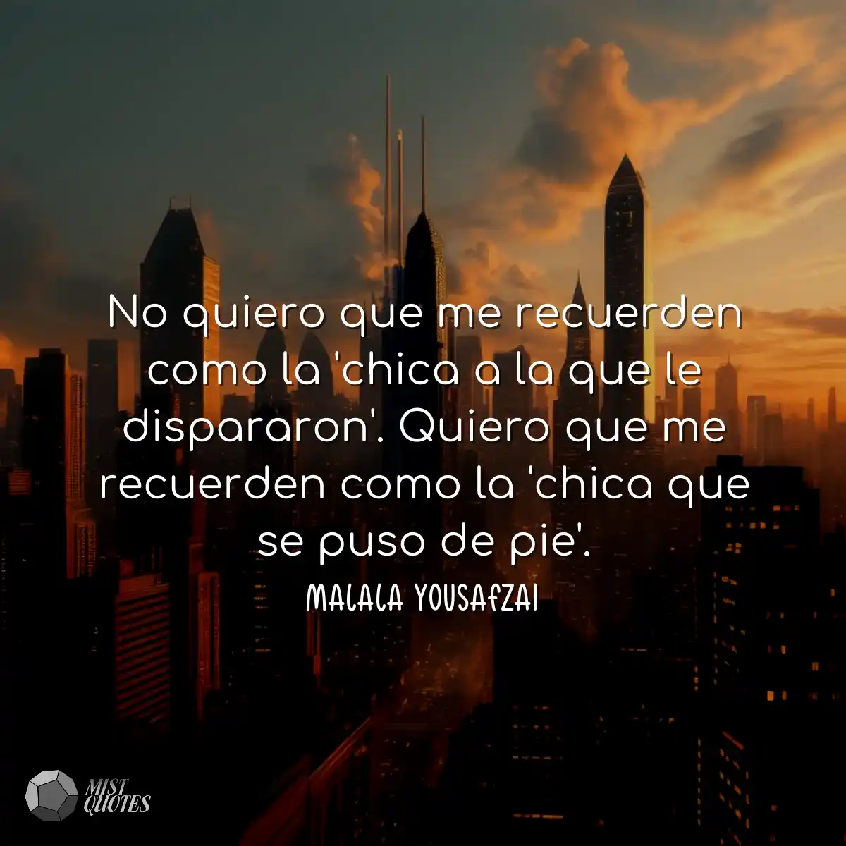 No quiero que me recuerden como la 'chic