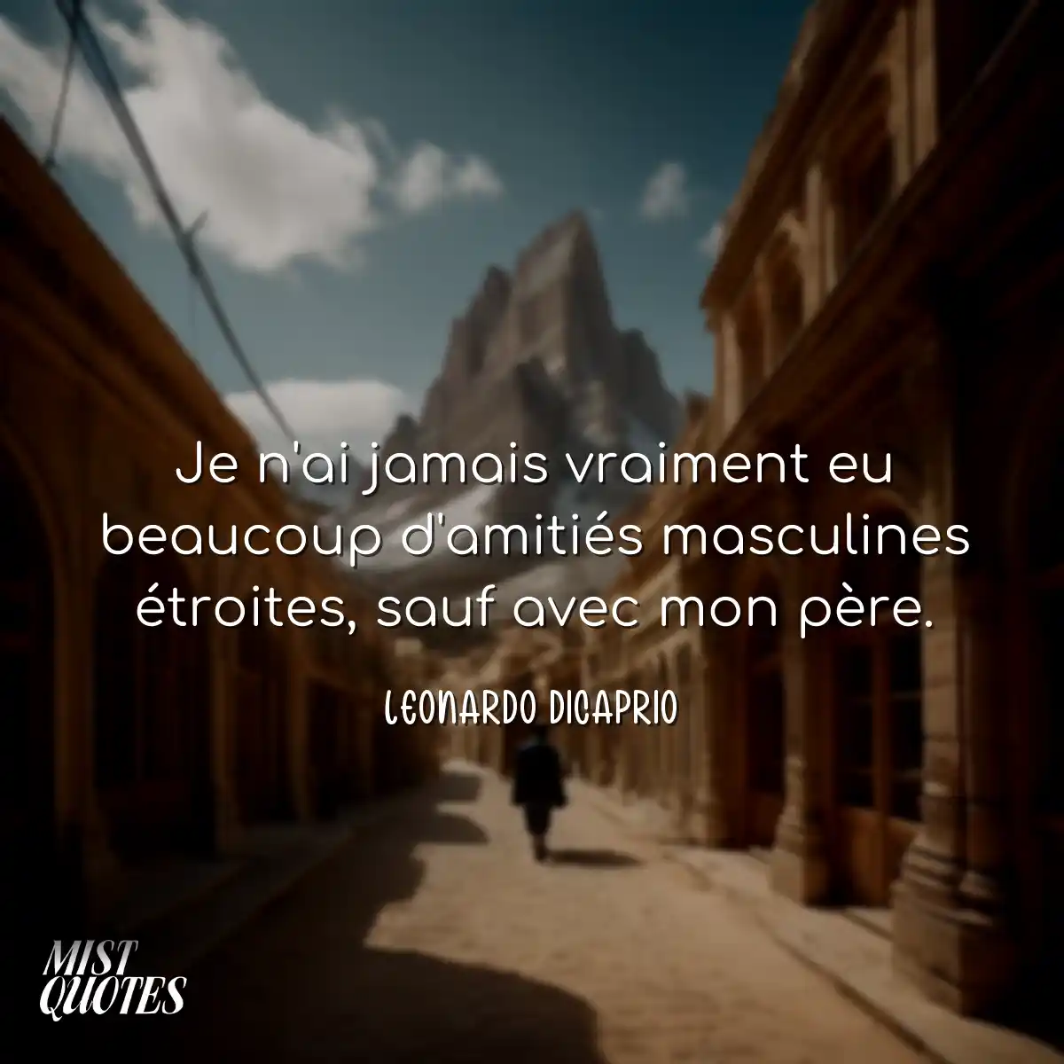 Je n'ai jamais vraiment eu beaucoup d'am