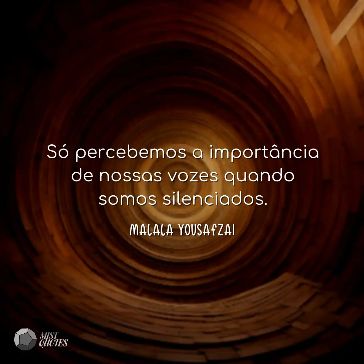 Só percebemos a importância de nossas vozes quando