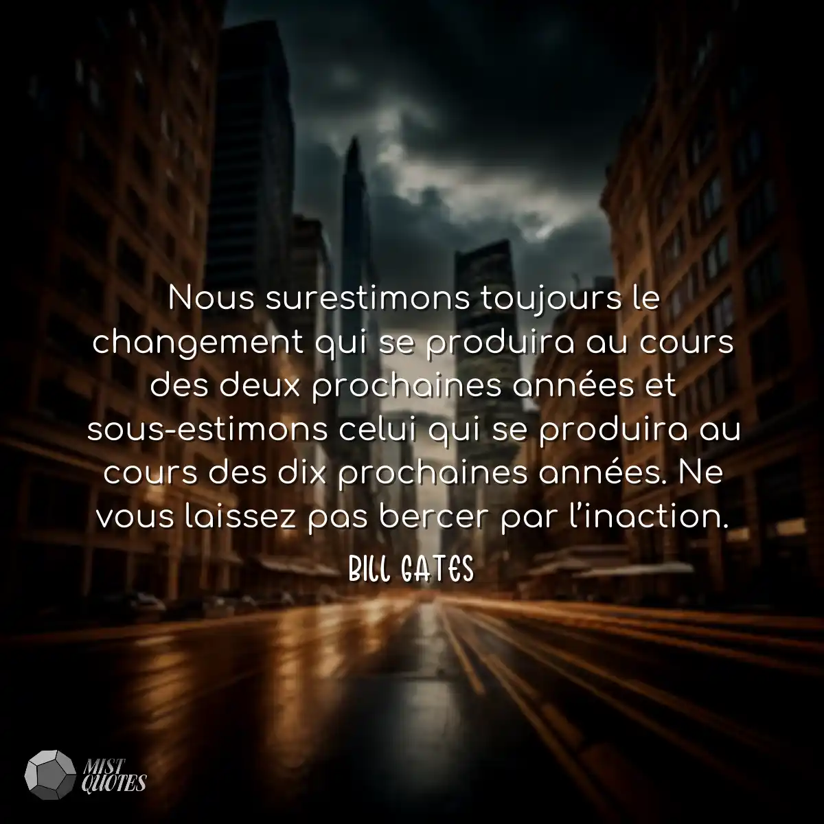 Nous surestimons toujours le changement 
