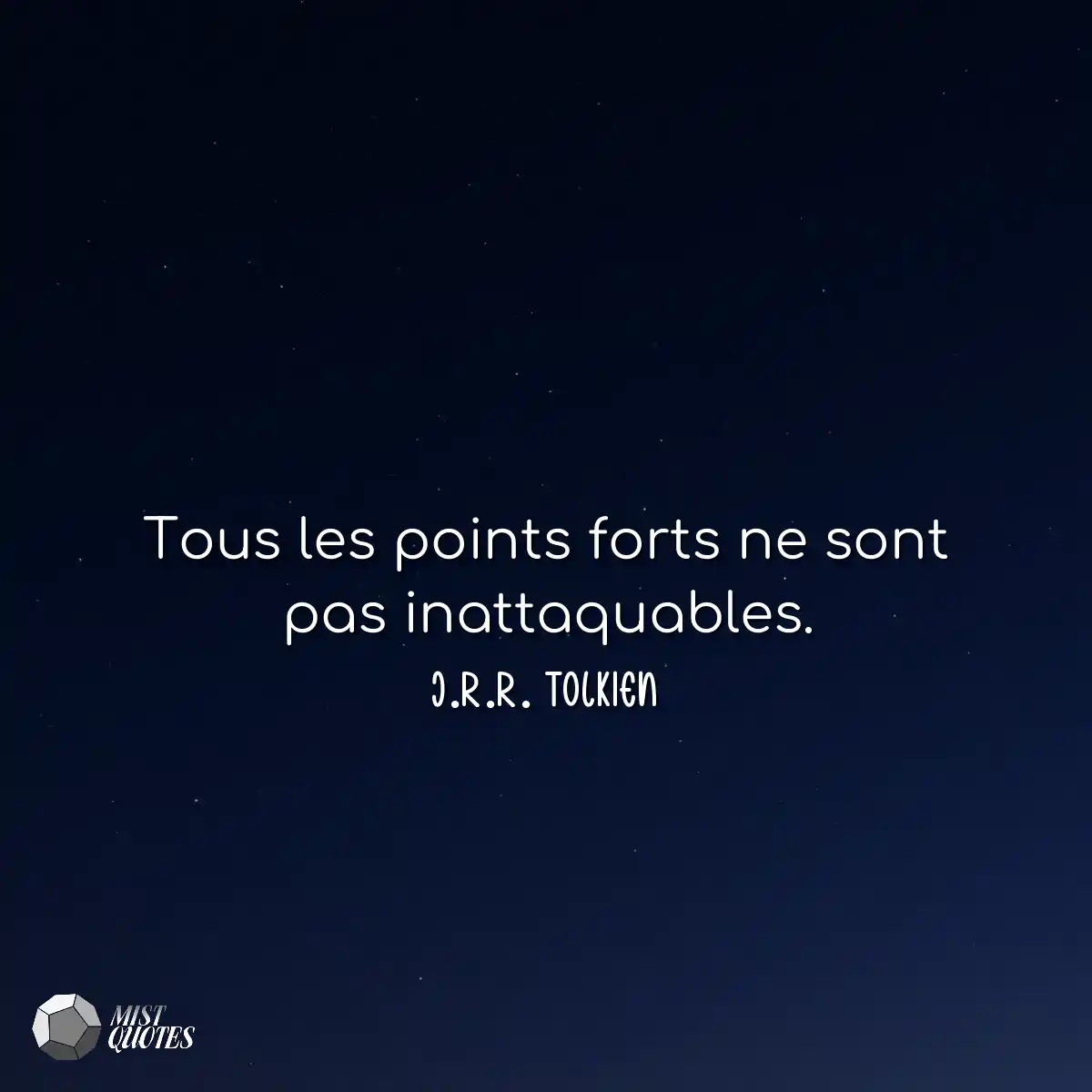 Tous les points forts ne sont pas inatta