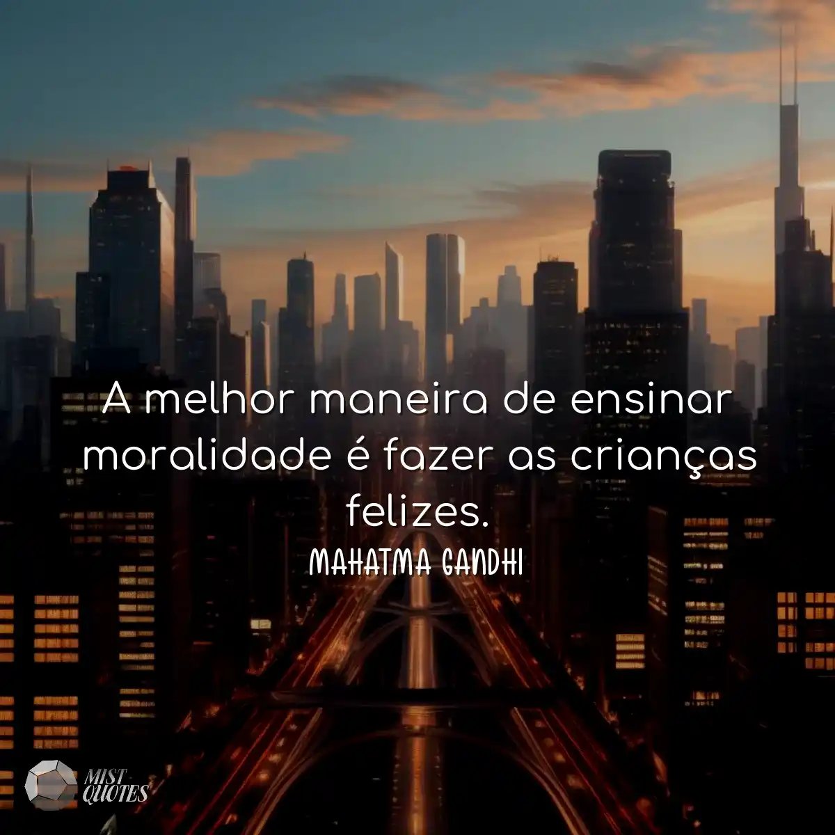 A melhor maneira de ensinar moralidade é fazer as 