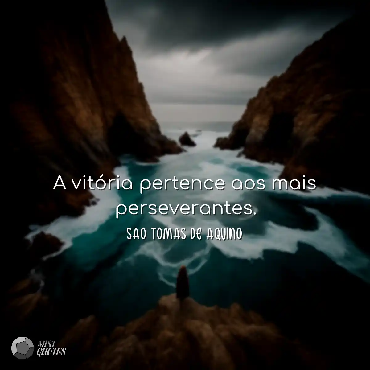 A vitória pertence aos mais perseverantes.