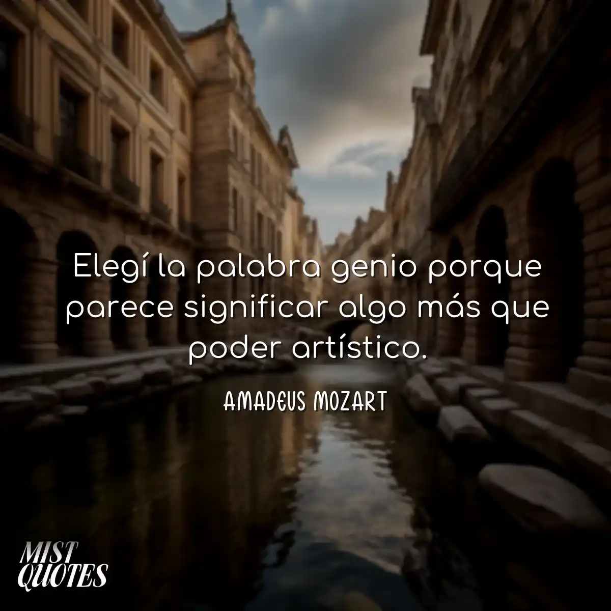 Elegí la palabra genio porque parece si