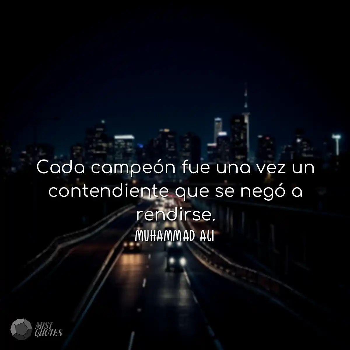 Cada campeón fue una vez un contendient