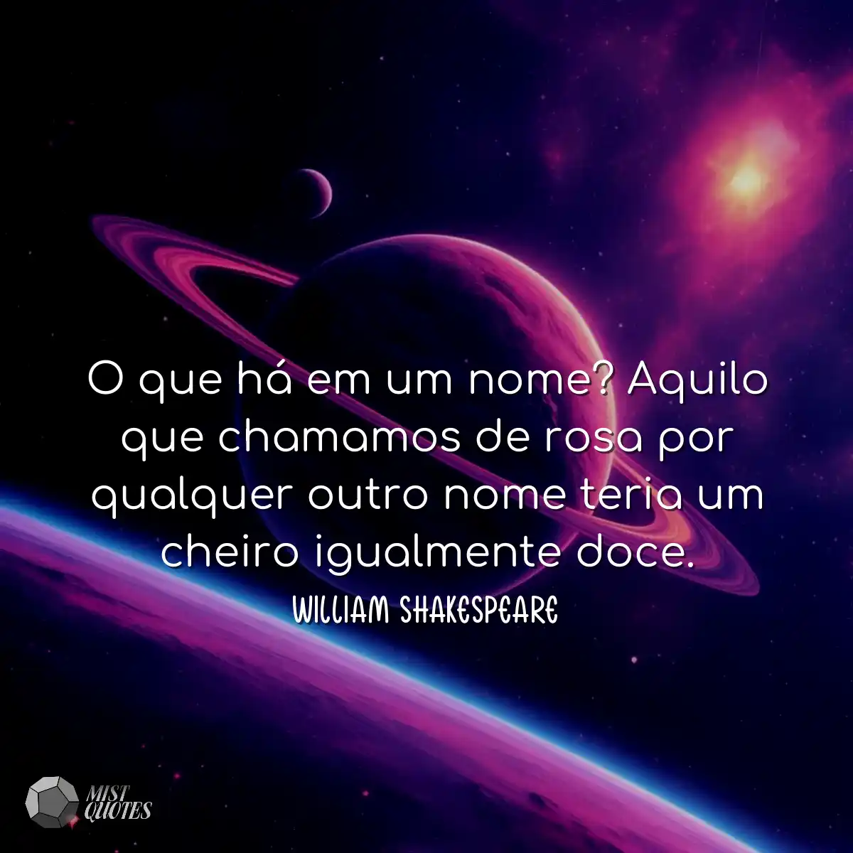 O que há em um nome? Aquilo que chamamos de rosa p