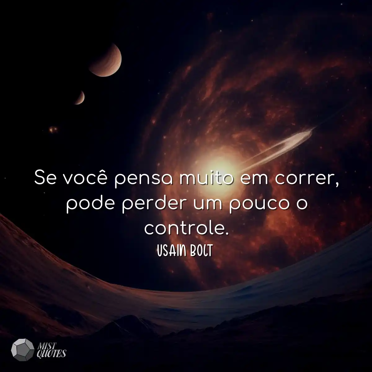 Se você pensa muito em correr, pode perder um pouc