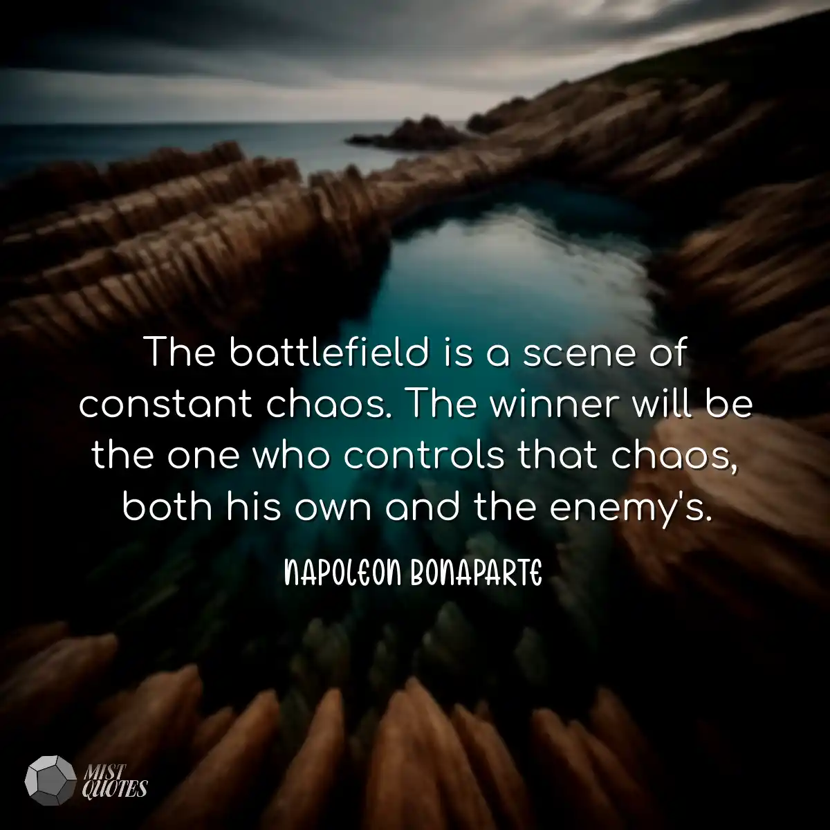 The battlefield is a scene of constant chaos. The 