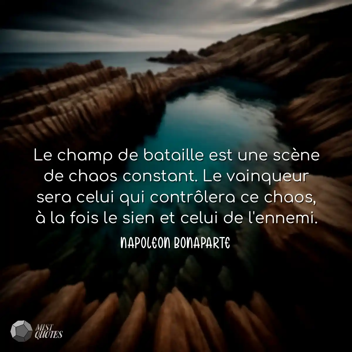 Le champ de bataille est une scène de c