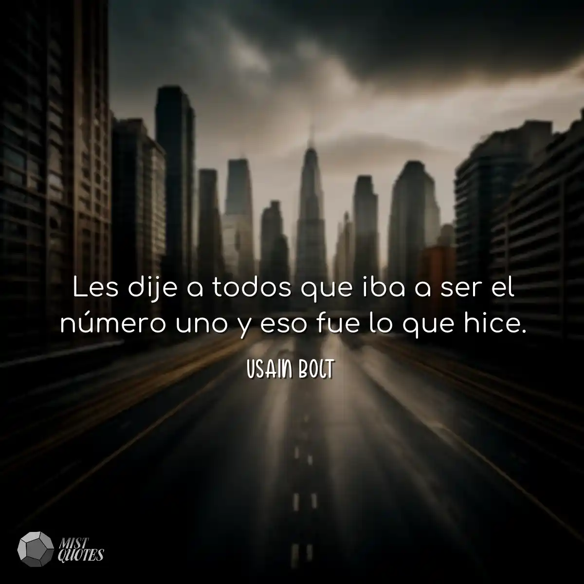 Les dije a todos que iba a ser el númer