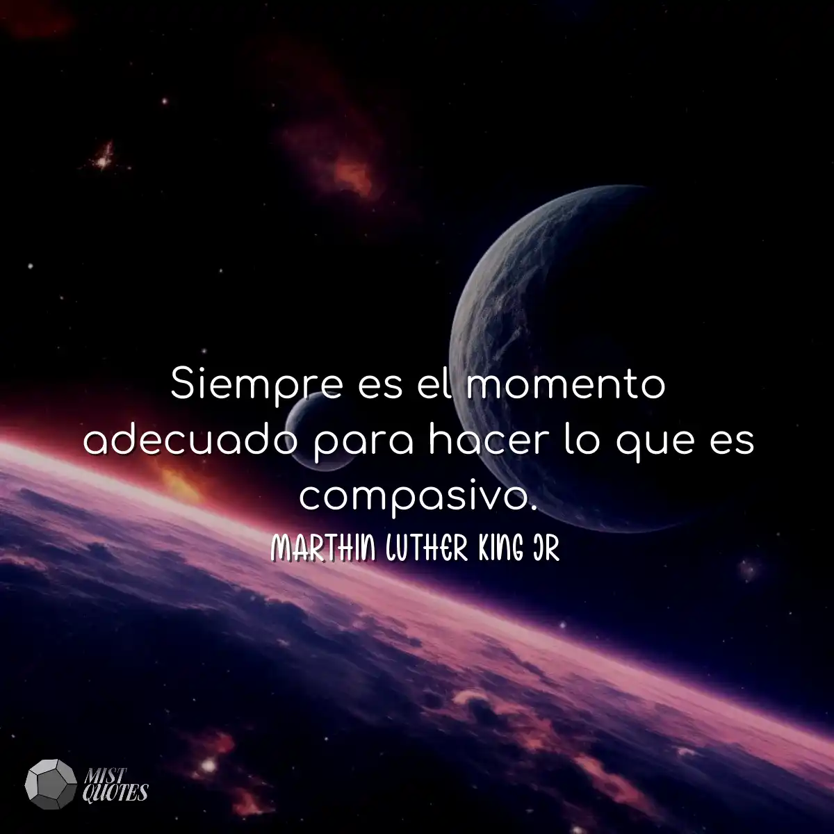 Siempre es el momento adecuado para hace