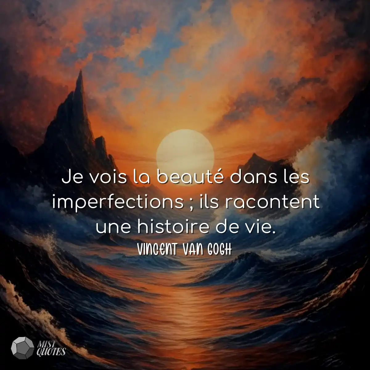 Je vois la beauté dans les imperfection