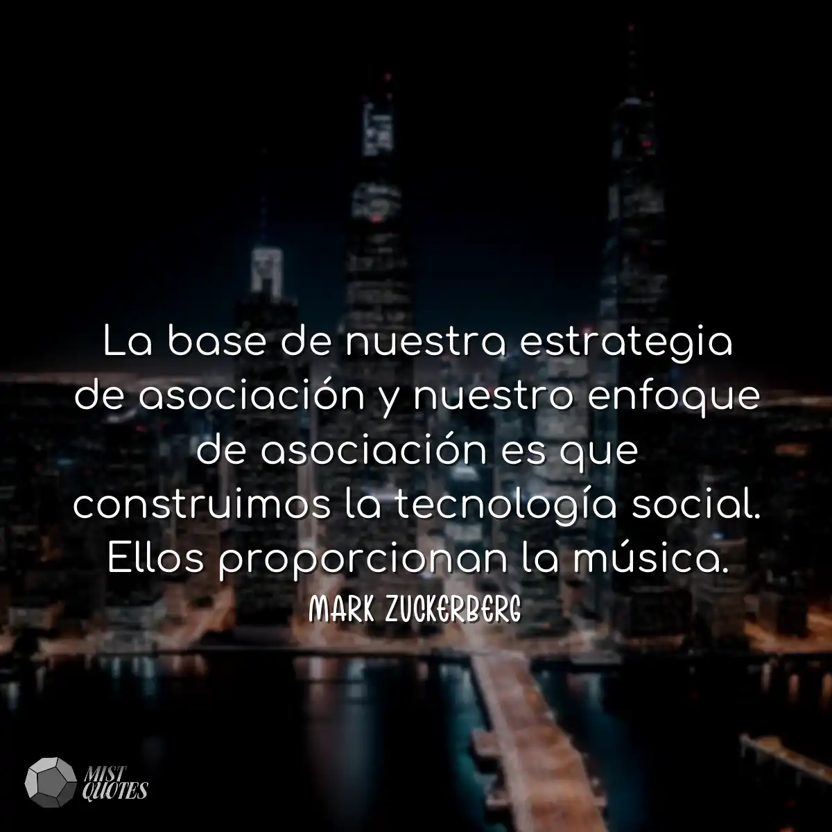 La base de nuestra estrategia de asociación y nues