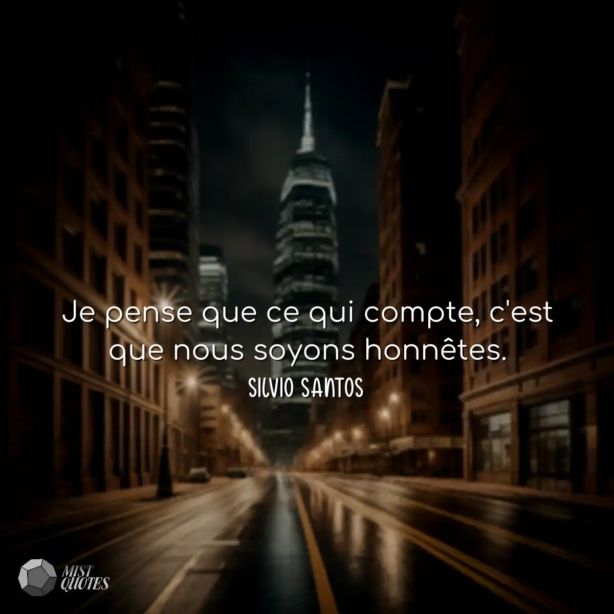 Je pense que ce qui compte, c'est que nous soyons 