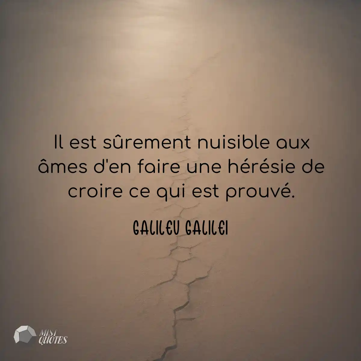 Il est sûrement nuisible aux âmes d'en faire une h