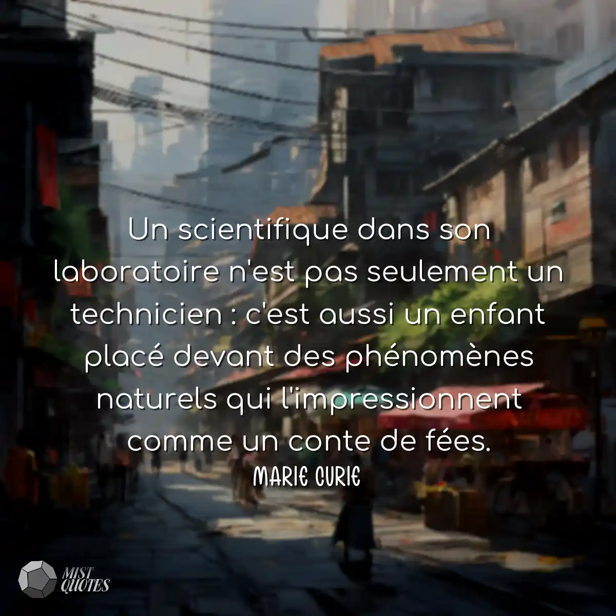 Un scientifique dans son laboratoire n'est pas seu
