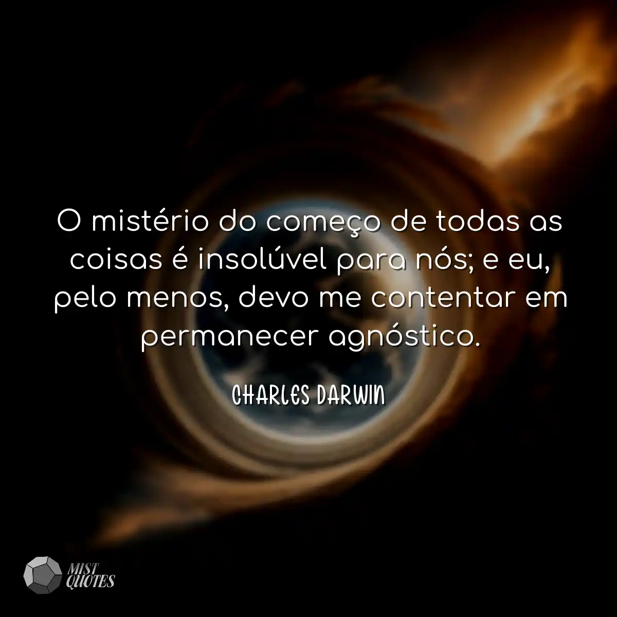 O mistério do começo de todas as coisa