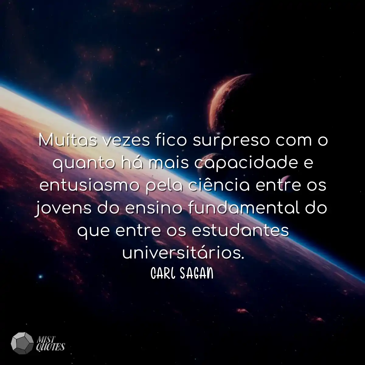 Muitas vezes fico surpreso com o quanto 