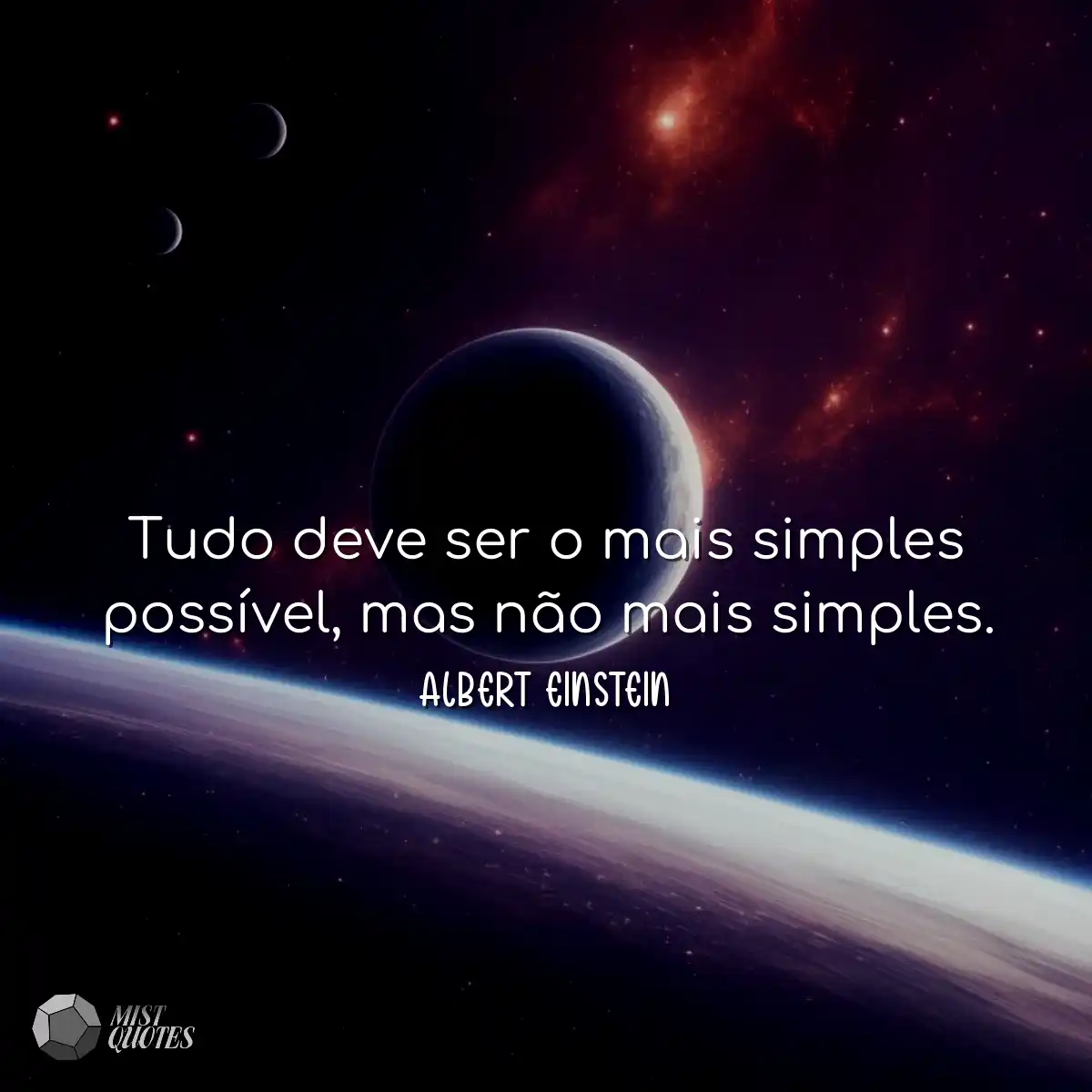 Tudo deve ser o mais simples possível, 
