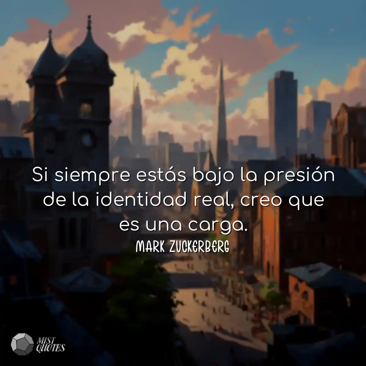Si siempre estás bajo la presión de la identidad r