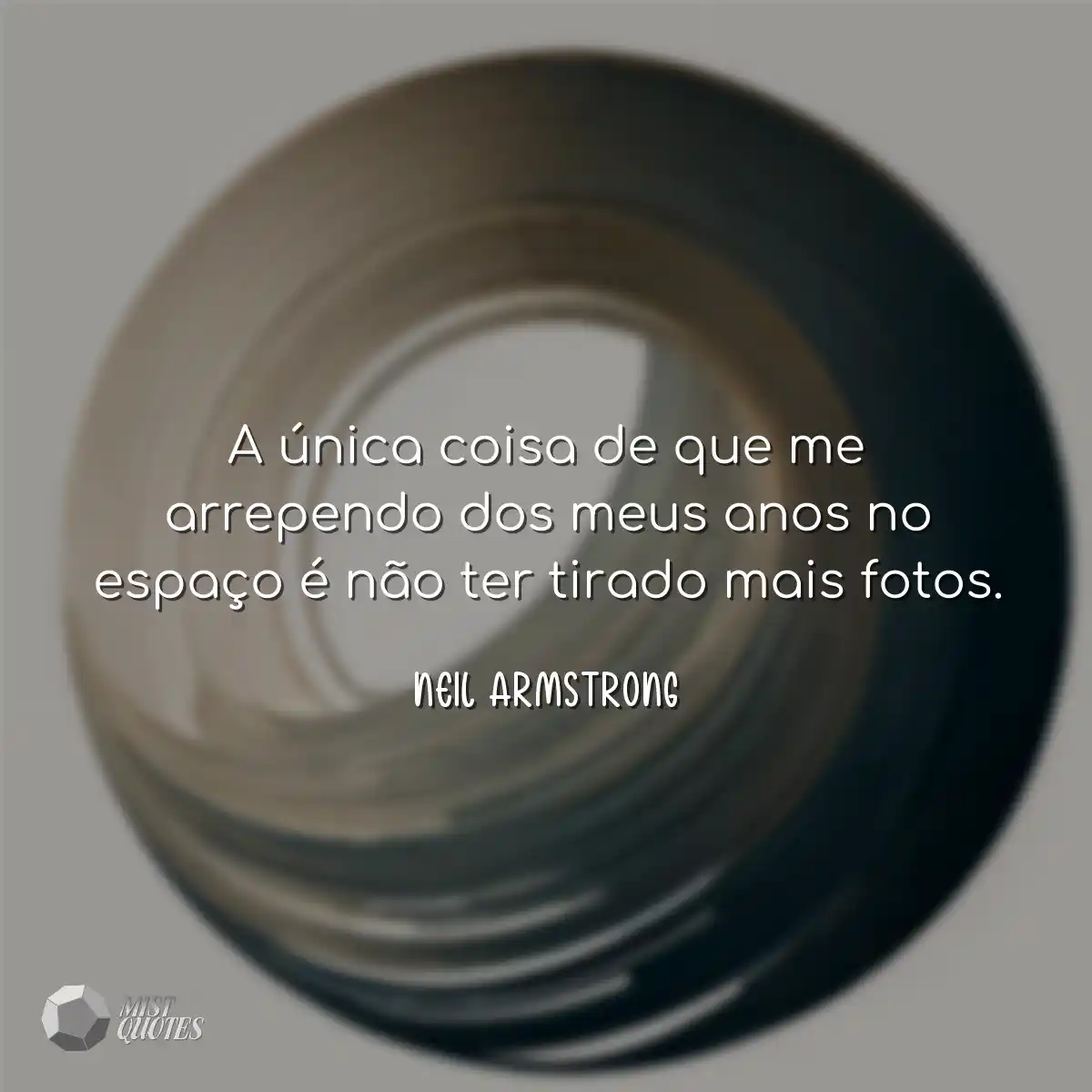 A única coisa de que me arrependo dos m