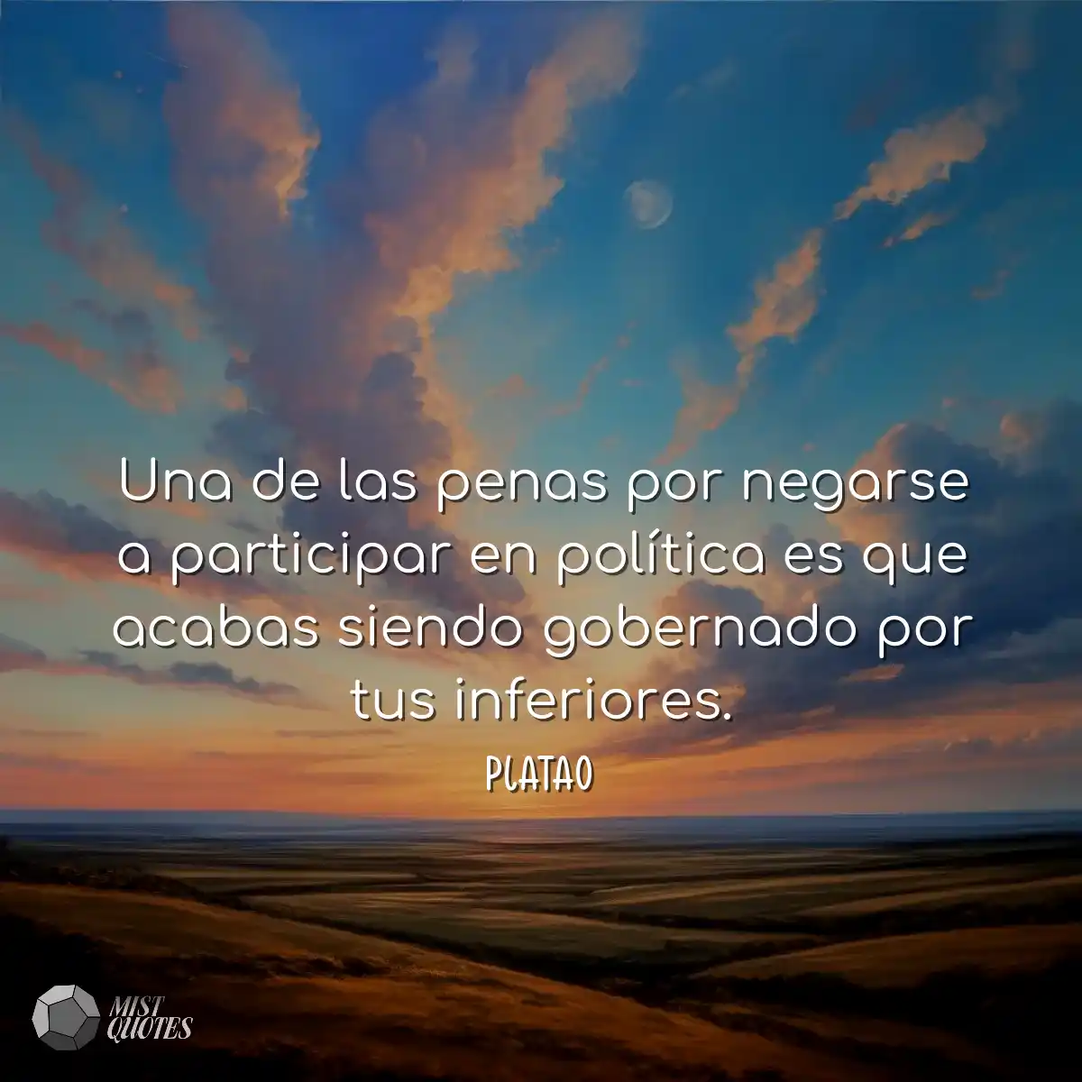 Una de las penas por negarse a participar en polít