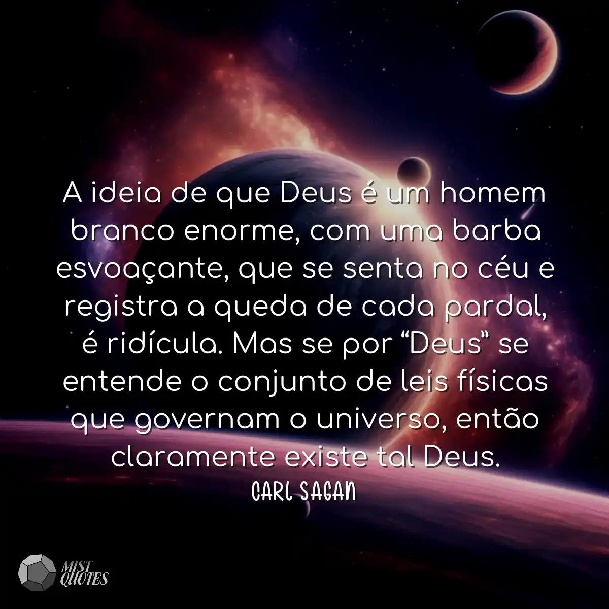 A ideia de que Deus é um homem branco e