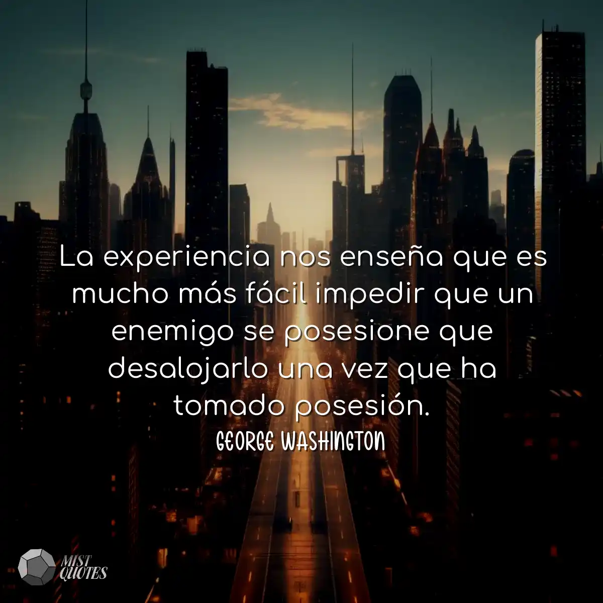 La experiencia nos enseña que es mucho 