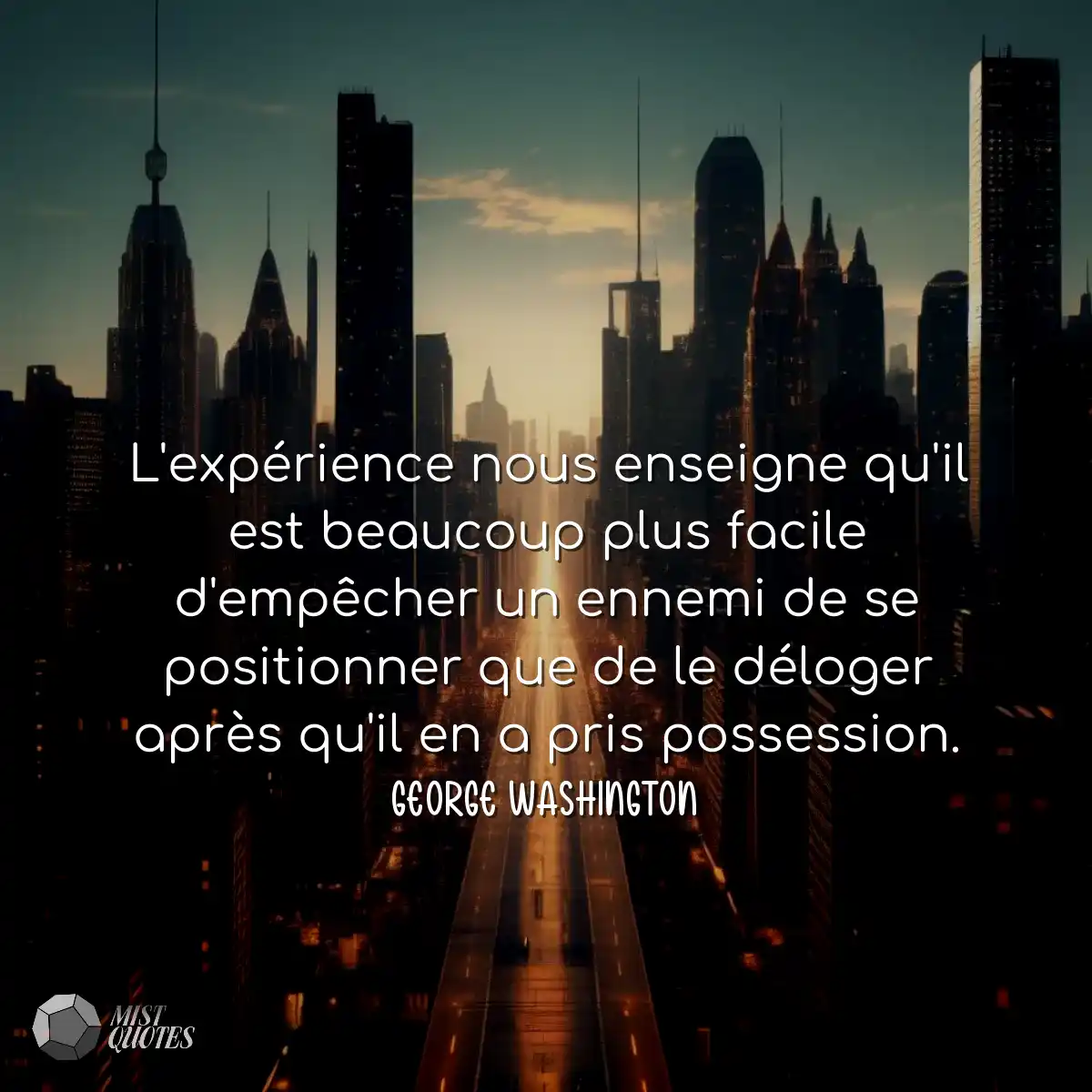 L'expérience nous enseigne qu'il est be