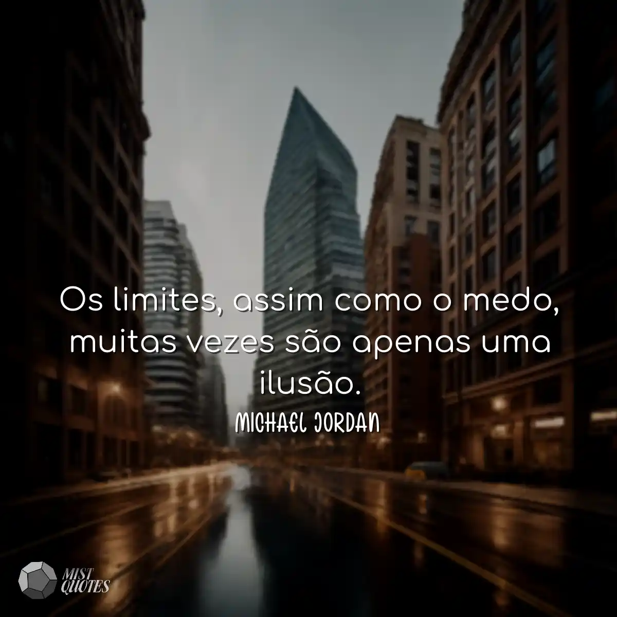 Os limites, assim como o medo, muitas ve